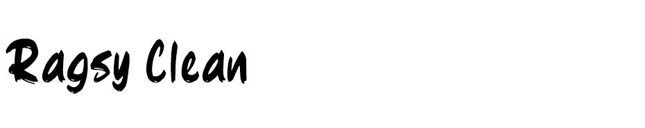 Ragsy Clean font